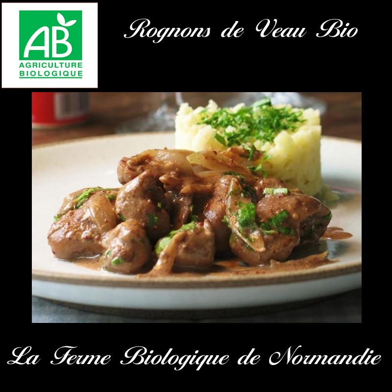 Savoureux rognons de veau bio poids 280g env. Savoureux rognons de veau bio poids 280g env.