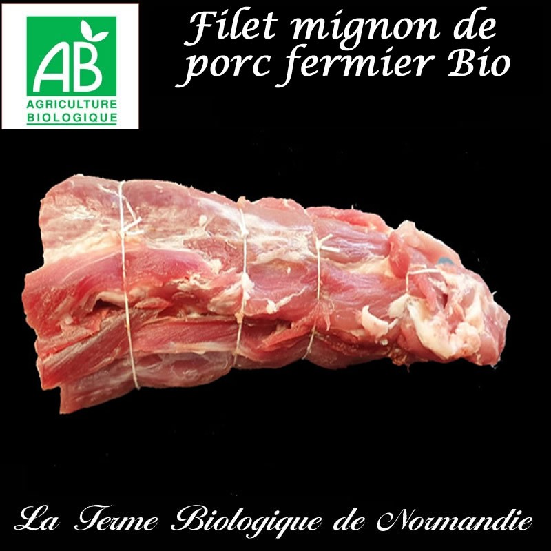 succulent filet mignon  bio  en direct du producteur la ferme biologique de Normandie.