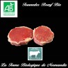 Sublimes tournedos de boeuf bio  400g race limousine, en direct du producteur la ferme biologique de Normandie.