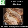 Côtes de porc bio (cuites) 500g