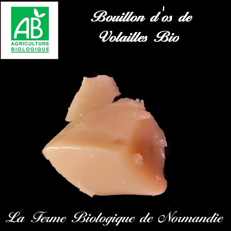 Bouillon d'os de poulet bio - Délices Low Carb