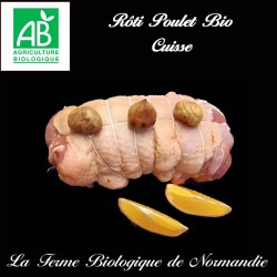 Rôti de poulet fermier bio...
