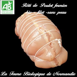 Rôti de poulet bio (filet)...
