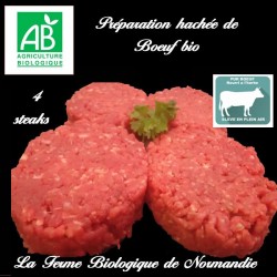 Préparation hachée de boeuf...