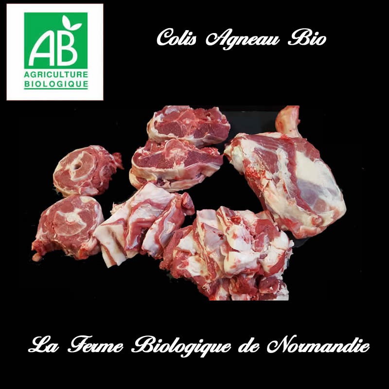 Colis de viande d'agneau bio , élevé en plein air, poids 3 kilos Colis de viande d'agneau bio , élevé en plein air, poids 3 kilos