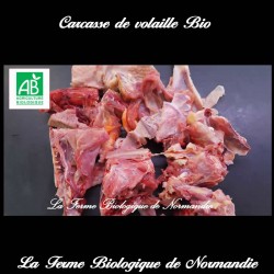 Carcasse de dinde bio 500g env